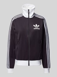 Sweatjacke mit Stehkragen Modell 'BECKENBAUER' von adidas Originals Lila - 1