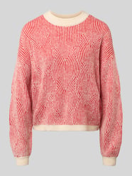 Pullover mit strukturiertem Jacquard-Strick von PIECES - 41