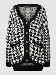 Cardigan mit Allover-Muster Modell 'PICAS' von Mango Schwarz - 17