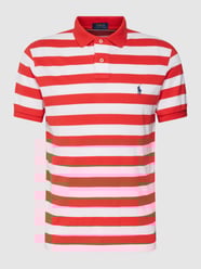 Poloshirt mit Streifenmuster von Polo Ralph Lauren Rot - 45