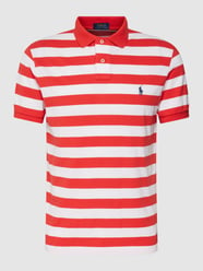 Poloshirt met streepmotief van Polo Ralph Lauren Rood - 18