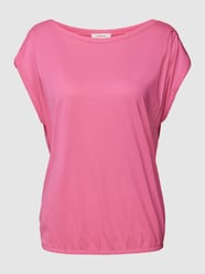 T-Shirt mit U-Boot-Ausschnitt von s.Oliver RED LABEL Pink - 16
