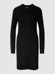 Kleid in Strick-Optik Modell 'ELLEN' von Pieces Schwarz - 40