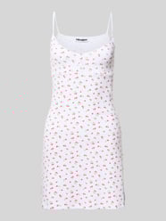 Minikleid mit kurzer Knopfleiste und Spaghettiträgern von Review - 11