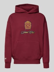 Hoodie met capuchon van PROHIBITED Bordeaux - 4