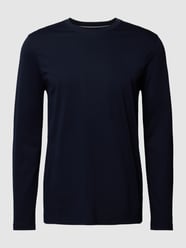 Shirt met lange mouwen en logostitching, model 'ESSENTIAL' van Tommy Hilfiger Blauw / turquoise - 24
