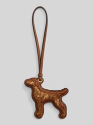 Sleutelhanger van echt kalfsleer model 'PUFFD VIZSLA' van Lauren Ralph Lauren - 34