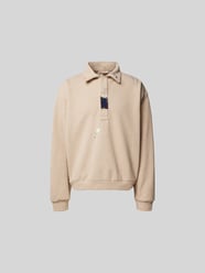 Bluza o kroju oversized z detalami z logo od Marni - 28
