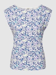 T-shirt met all-over motief van Esprit Wit - 43