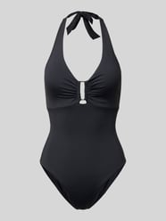 Kostium kąpielowy z wiązaniem na szyi model 'MONOCHROME BEACH' od JOOP! COLLECTION - 26