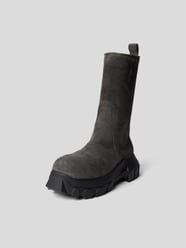 Boots aus Veloursleder von Rick Owens Grau - 15