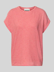 Loose fit T-shirt van pure katoen Model 'SLUB JERSEY STRIPE' van ARMEDANGELS - 39