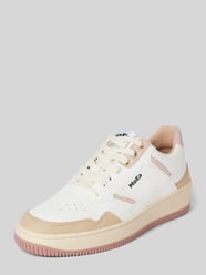 Sneaker mit Kontrastbesatz von MoEa Pink - 36