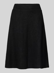 Knielange rok met elastische band van Christian Berg Woman - 5