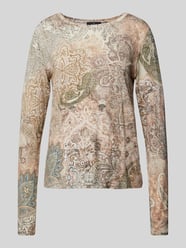 Longsleeve mit Rundhalsausschnitt von monari Braun - 21