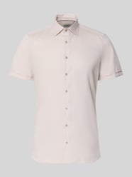 Slim Fit Business-Hemd mit Kentkragen von OLYMP Level 5 Beige - 40