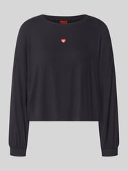 Bluza o kroju relaxed fit z mieszanki modalu model „HUGO HEART” od HUGO - 26