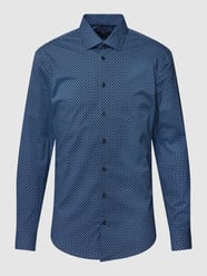 Slim Fit Freizeithemd mit Kentkragen von Jake*s Türkis - 14