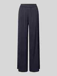 Straight leg stoffen broek met plisséplooien van comma - 1