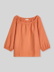 bluzka o kroju regular fit z czystego lnu z dekoltem carmen od Marc O'Polo - 7