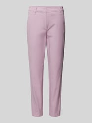 Regular fit stoffen broek in effen design van Marc Cain - 44