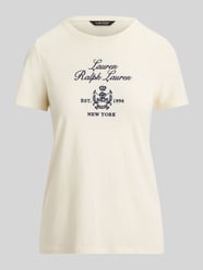 Relaxed Fit T-shirt van katoenmix van Lauren Ralph Lauren Beige - 14