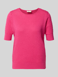 Sweter z dzianiny z rękaw o dł. 1/2 model 'Dodo' od FREE/QUENT - 3