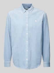 Regular Fit Freizeithemd mit Button-Down-Kragen Modell 'MADISON' von Carhartt Work In Progress Blau - 21