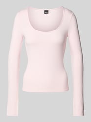 Longsleeve mit Rundhalsausschnitt Modell 'Soft touch' von Gina Tricot Pink - 20