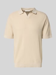 Regular Fit Poloshirt aus Baumwoll-Leinen-Mix Modell 'MATTIS' von Selected Homme - 16