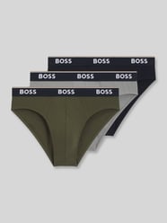 Slip van katoenmix in set van 3 model 'BRIEF 3P POWER' van BOSS - 5