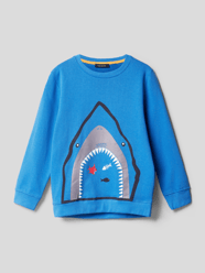 Sweatshirt mit Motiv-Print von Blue Seven Blau - 47