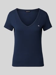 Slim fit T-shirt met V-hals van Tommy Jeans - 33