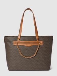Torba tote z logo na całej powierzchni model ‘SALTER’ od MICHAEL Michael Kors Brązowy - 14