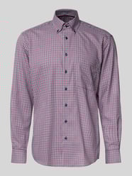 Koszula biznesowa o kroju comfort fit z kołnierzykiem typu button down od ETERNA - 41