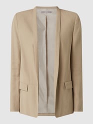 Blazer mit Schalkragen von Jake*s Collection Beige - 28