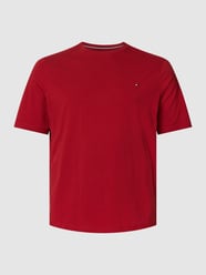 PLUS SIZE T-Shirt mit Logo-Stitching von Tommy Hilfiger Big & Tall Rot - 8
