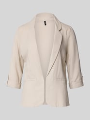 Krój loose fit krótki blezer z mieszanka wiskozy i lnu model 'JESMILO' od VERO MODA - 12