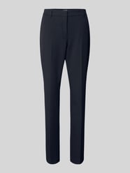 Spodnie materiałowe o kroju slim fit w kant od Christian Berg Woman Selection - 33