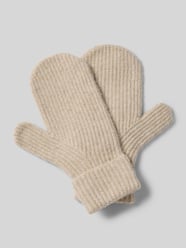 Wanten in ribgebreide look van Tom Tailor Beige - 46