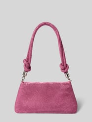 Handtasche mit Strukturmuster und Schultergurt von Jake*s Cocktail Rosa - 45