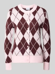 Strickjacke im Allover-Look Modell 'AGGIE' von VILA Pink - 9