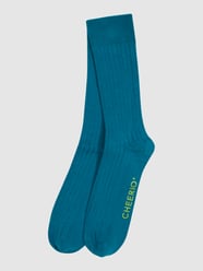 Sokken met stretch per 2 paar  van Cheerio Turquoise - 3