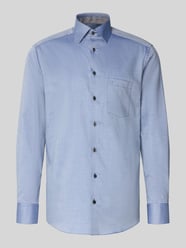 Modern Fit Businesshemd aus reiner Baumwolle Modell 'ZWIRN' von OLYMP - 38