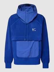 Hoodie mit Label-Print Modell 'AIR' von Nike Blau - 18