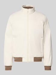 Jack met opstaande kraag, model 'VINCINT' van Geox Beige - 6