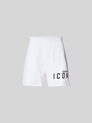 Sweatshorts mit elastischem Bund von Dsquared2 Weiß - 1