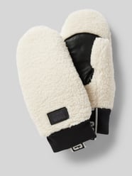 Fäustlinge mit Label-Badge Modell 'UGGFLUFF MITTEN' von UGG Beige - 18