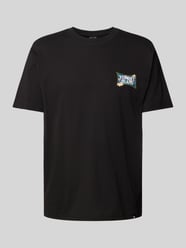 T-Shirt mit Label-Print von Tommy Jeans Schwarz - 39