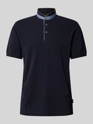 Regular Fit Poloshirt mit Stehkragen von bugatti - 24